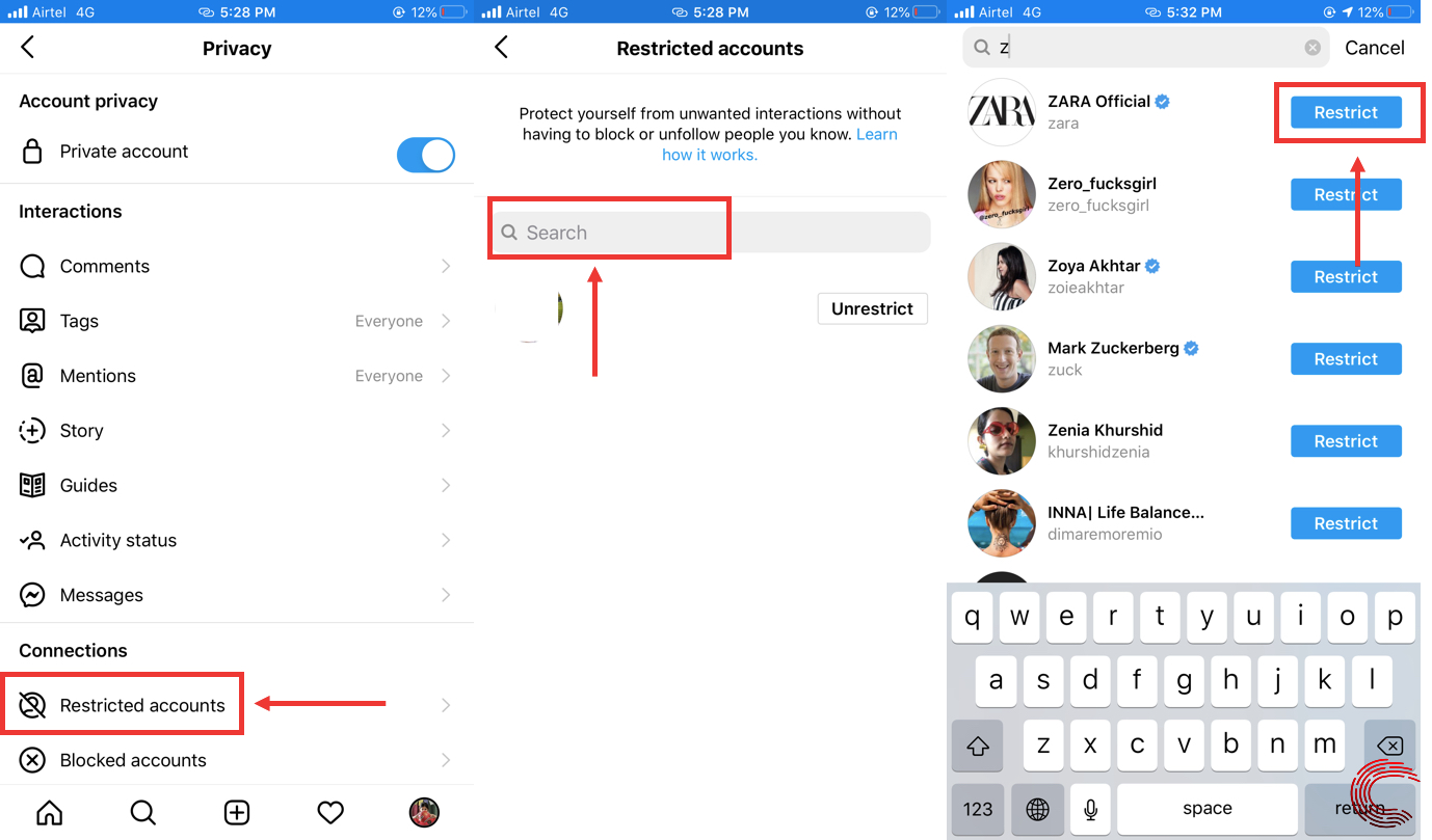 Restrict vs Block on Instagram Key differences and Privacy guide