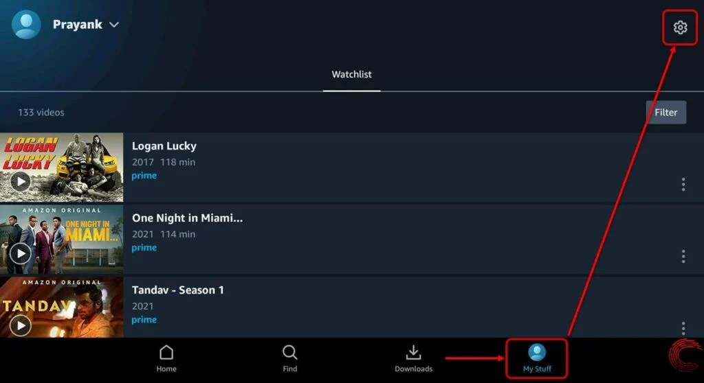 How to change the language in Amazon Prime Video?