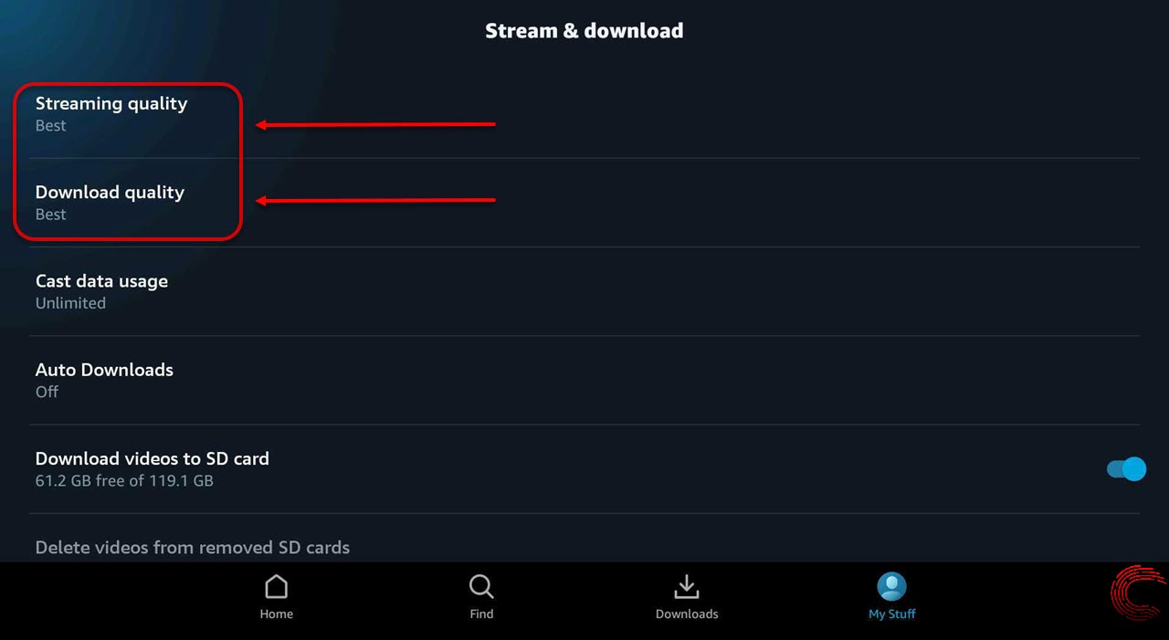 How to change the video quality in Amazon Prime Video?