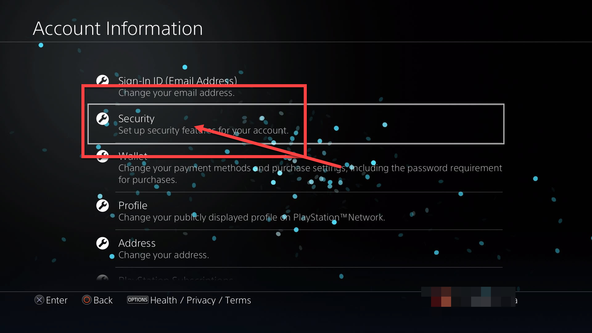 How to change your PS4's password?