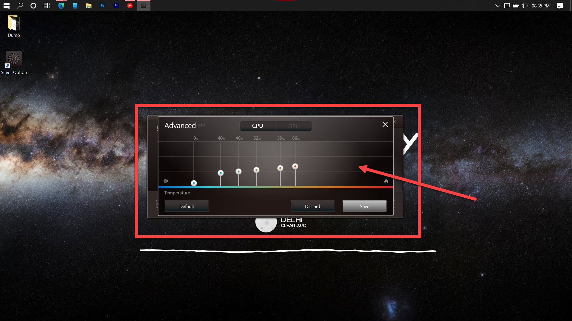 How to control the fan speed on MSI?