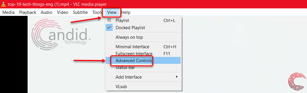 vlcframebyframeadvancedcontrols1 Candid.Technology