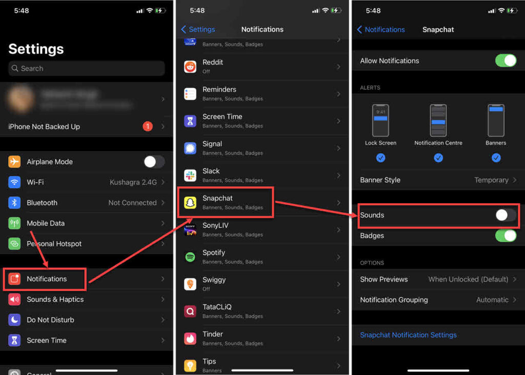 How to change Snapchat notification sound on Android and iOS?