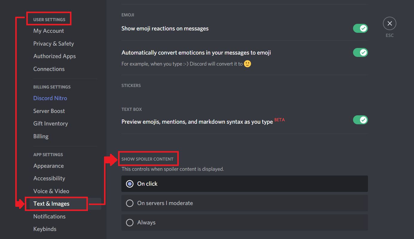 How to do Spoilers in Discord?