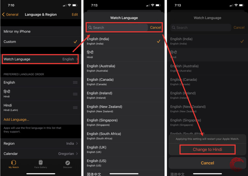 How to change language on Apple Watch? Candid.Technology