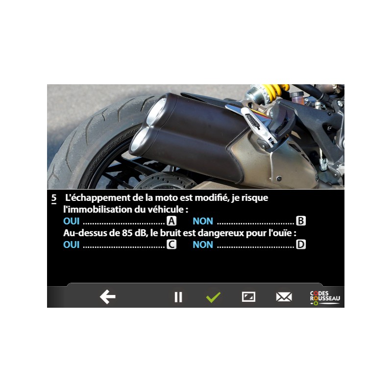 Code de la Route permis Moto en ligne Réforme 2020 (ETM)