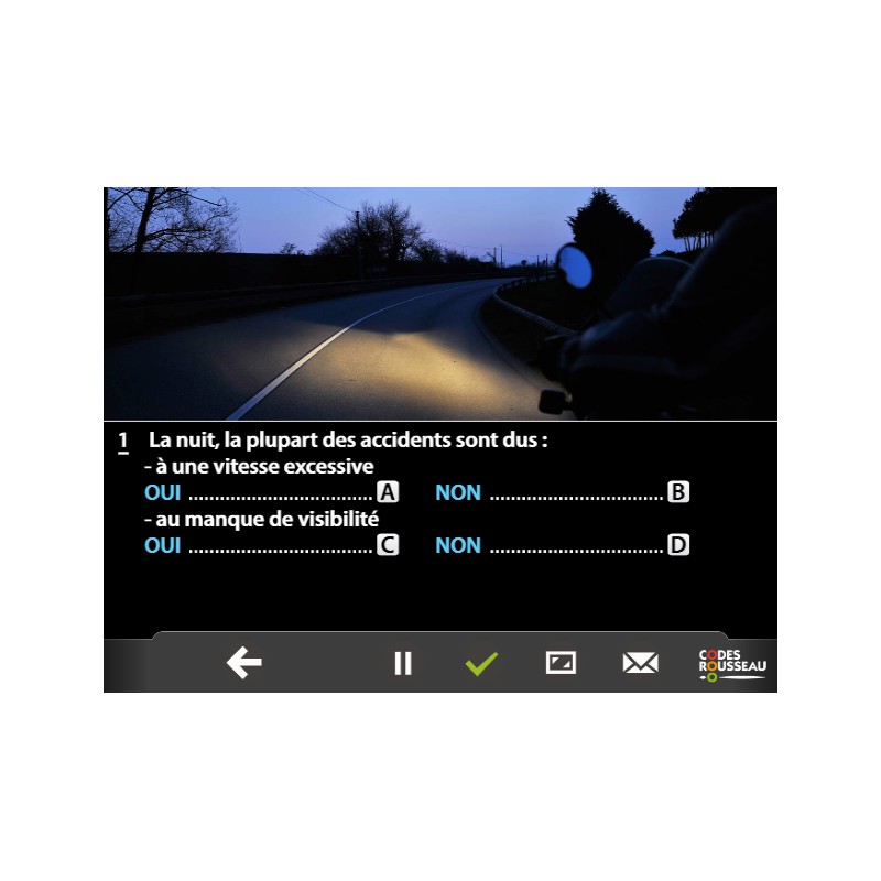 Carte cadeau pour Code de la Route Moto en ligne Réforme 2020 (ETM)