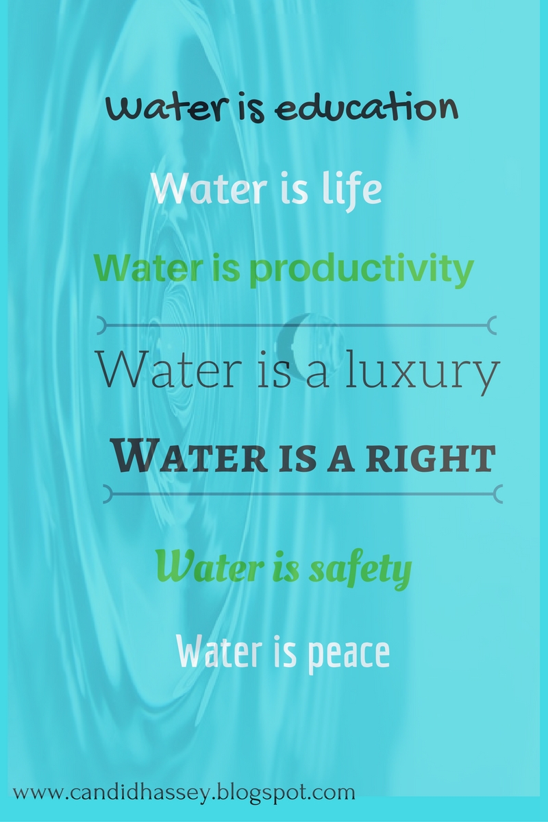 World water week The meaning of water