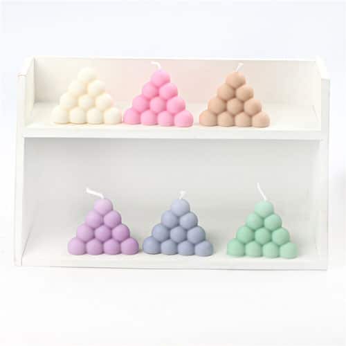 Καλούπι Σιλικόνης Pyramid Bubbles Candle.gr