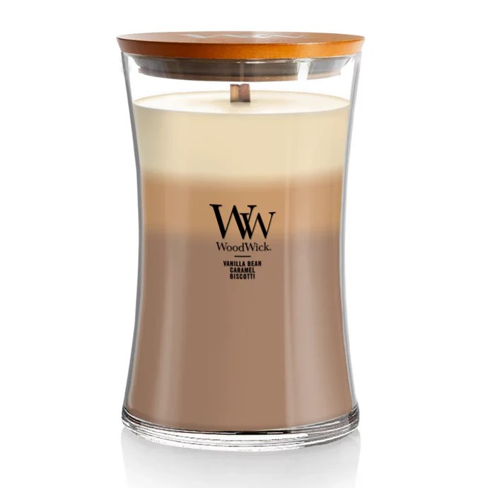 WoodWick Trilogy Candles Large and Cafe Sweets For Sale Candle Cottage