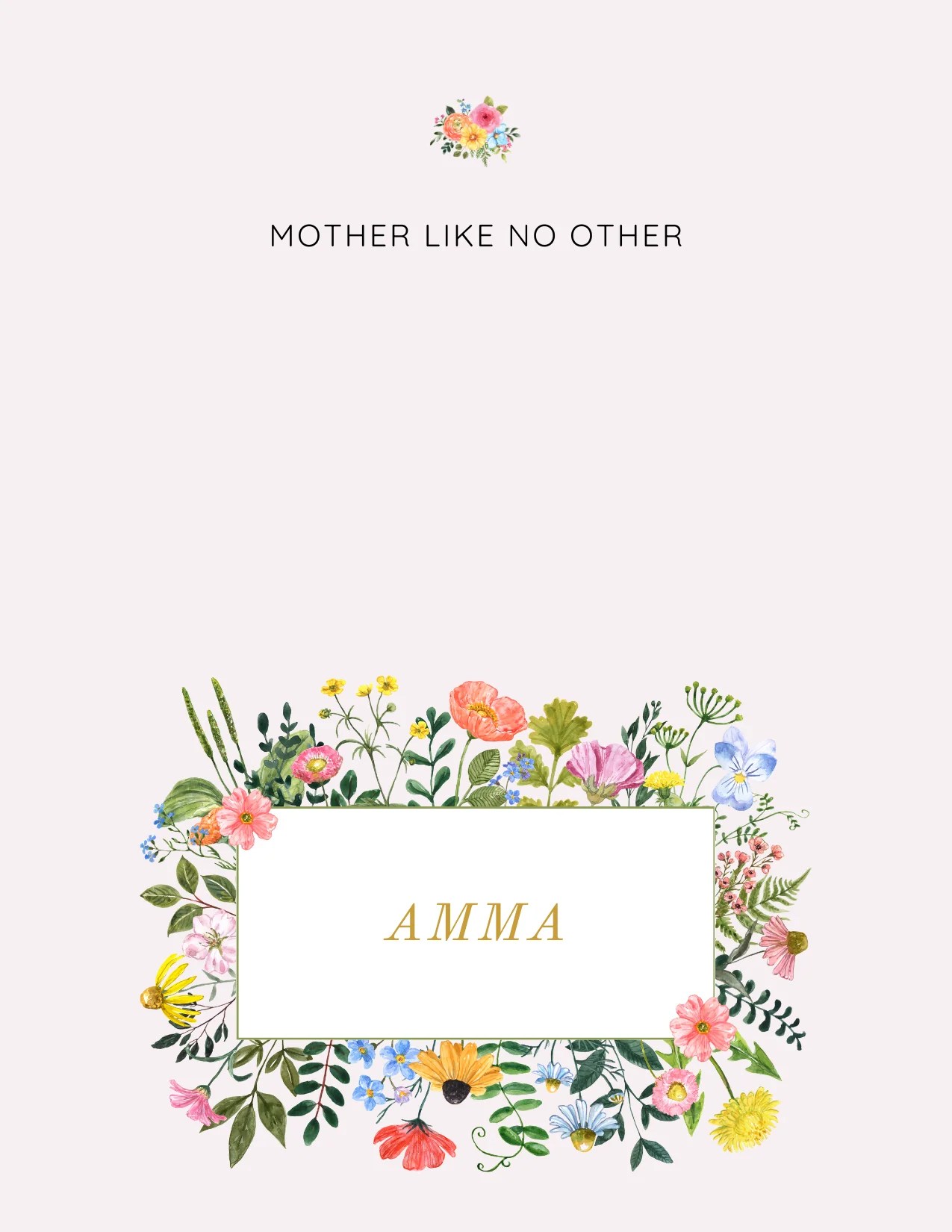 Mother Like No Other Greeting Card Candle House Ceylon