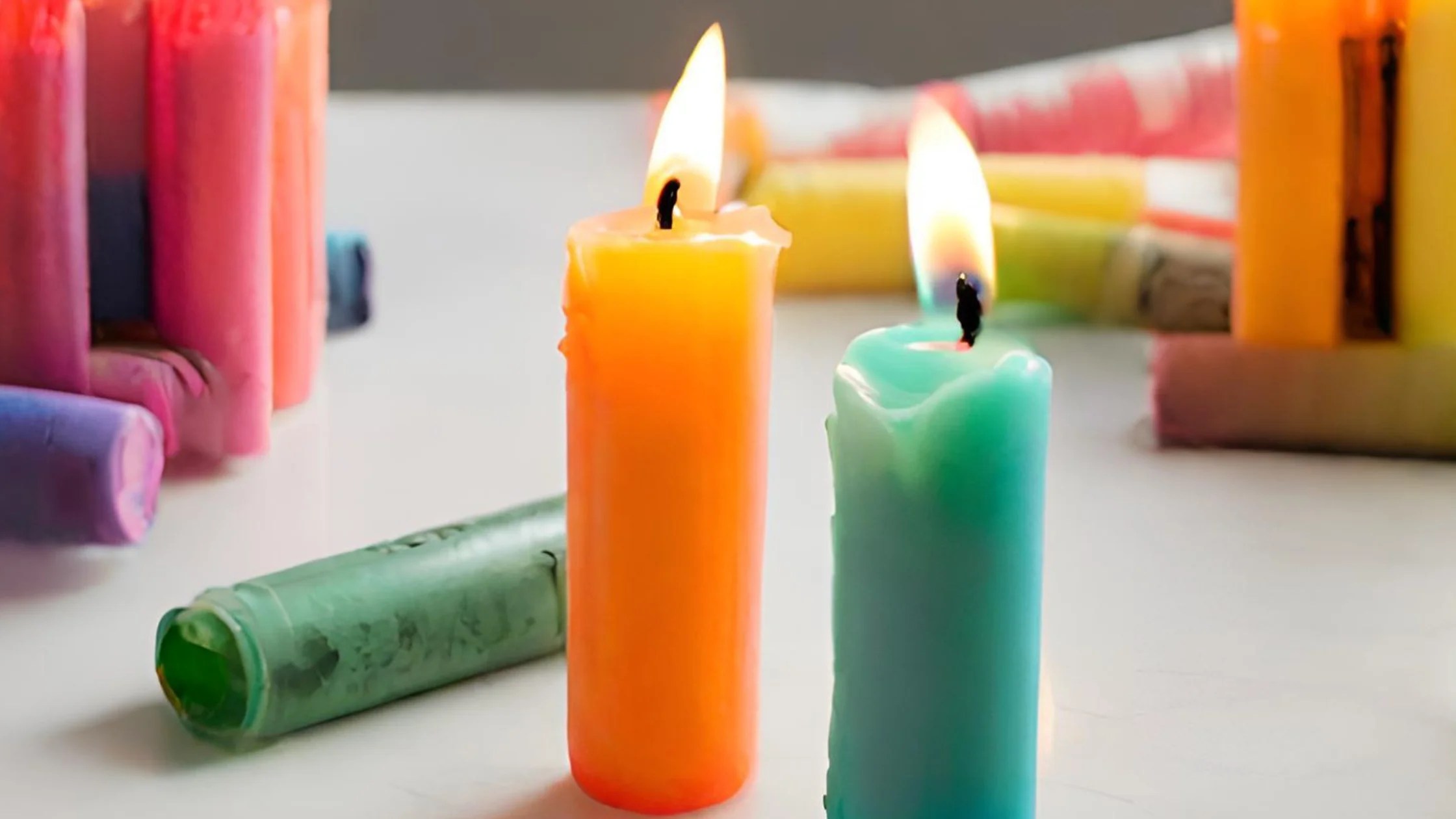 How to Make Candle from Crayons Without the Wax
