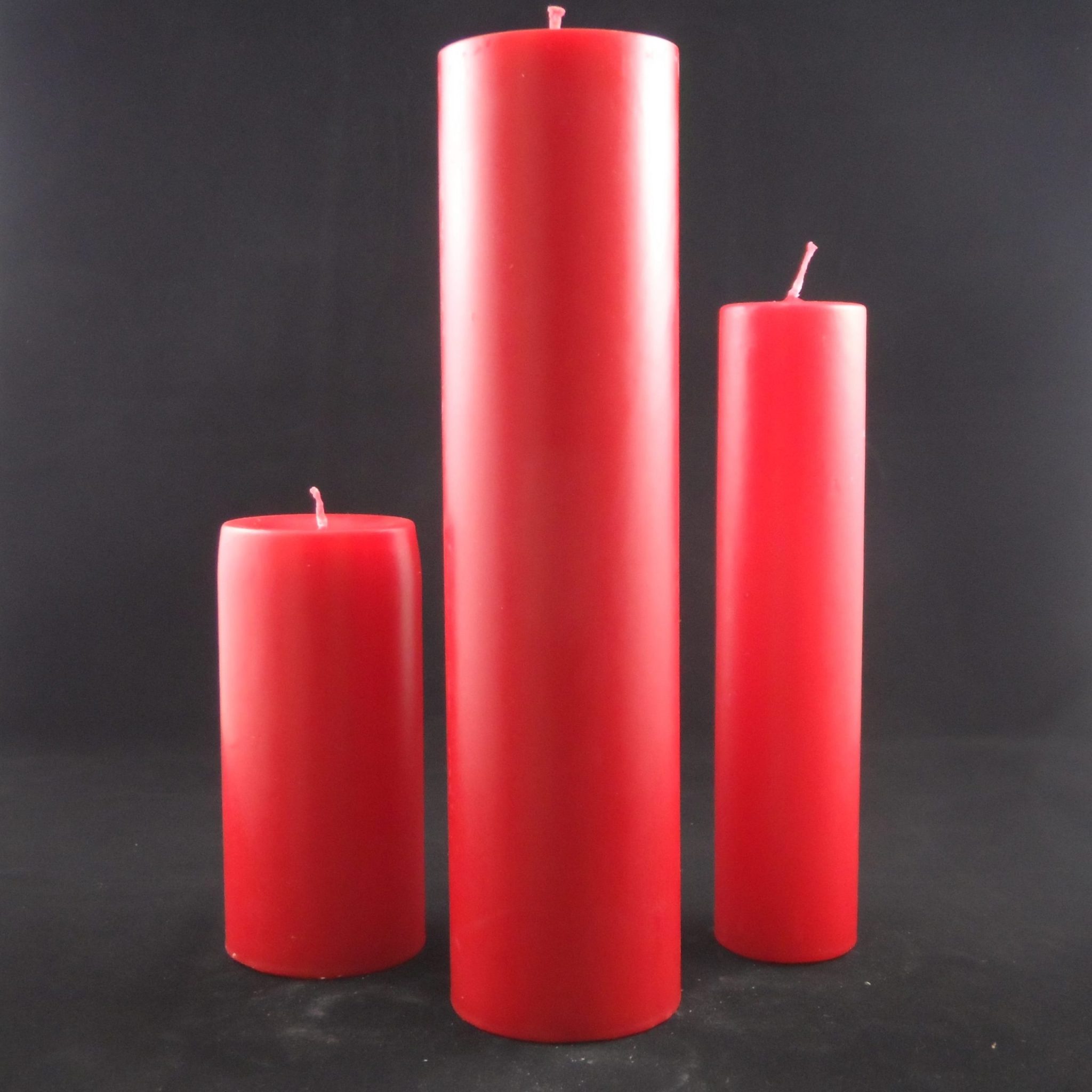 Festival Large CandleRed70x280mm (Large candle in middle). Made in NZ