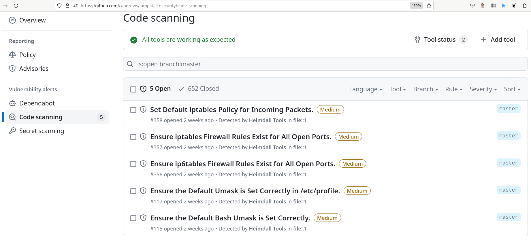 SCAP Security and Compliance Scanning of Docker Images in GitHub