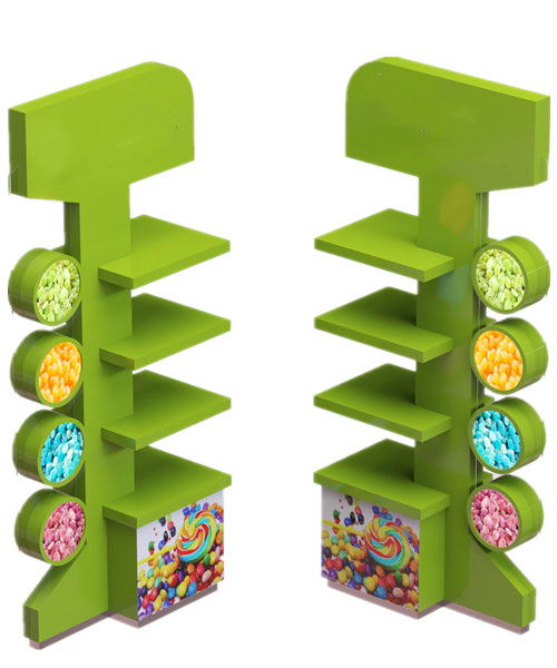 Flooring Candy Display Rack Custom Sweet Rack New Candy Shelves Displays Candy Display