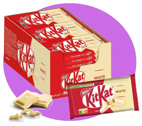 Kit Kat white chocolat blanc Candy Crazy