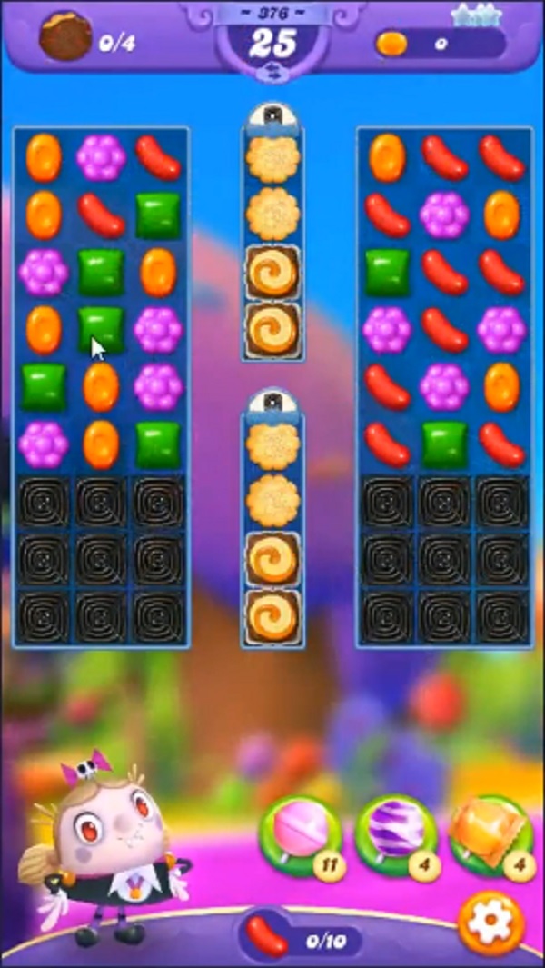 Candy Crush Friends Level 376 Tips and Walkthrough Video