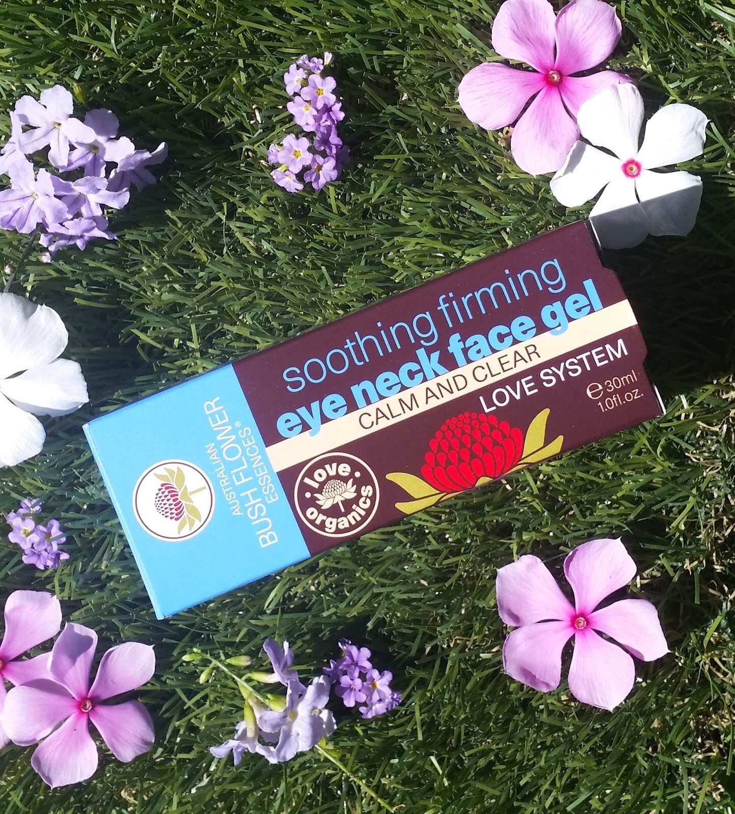 AUSTRALIAN BUSH FLOWER ESSENCES LOVE SYSTEM SOOTHING FIRMING EYE NECK