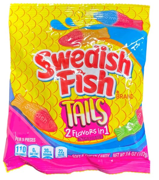 Swedish Fish Tails Candy Floss Land