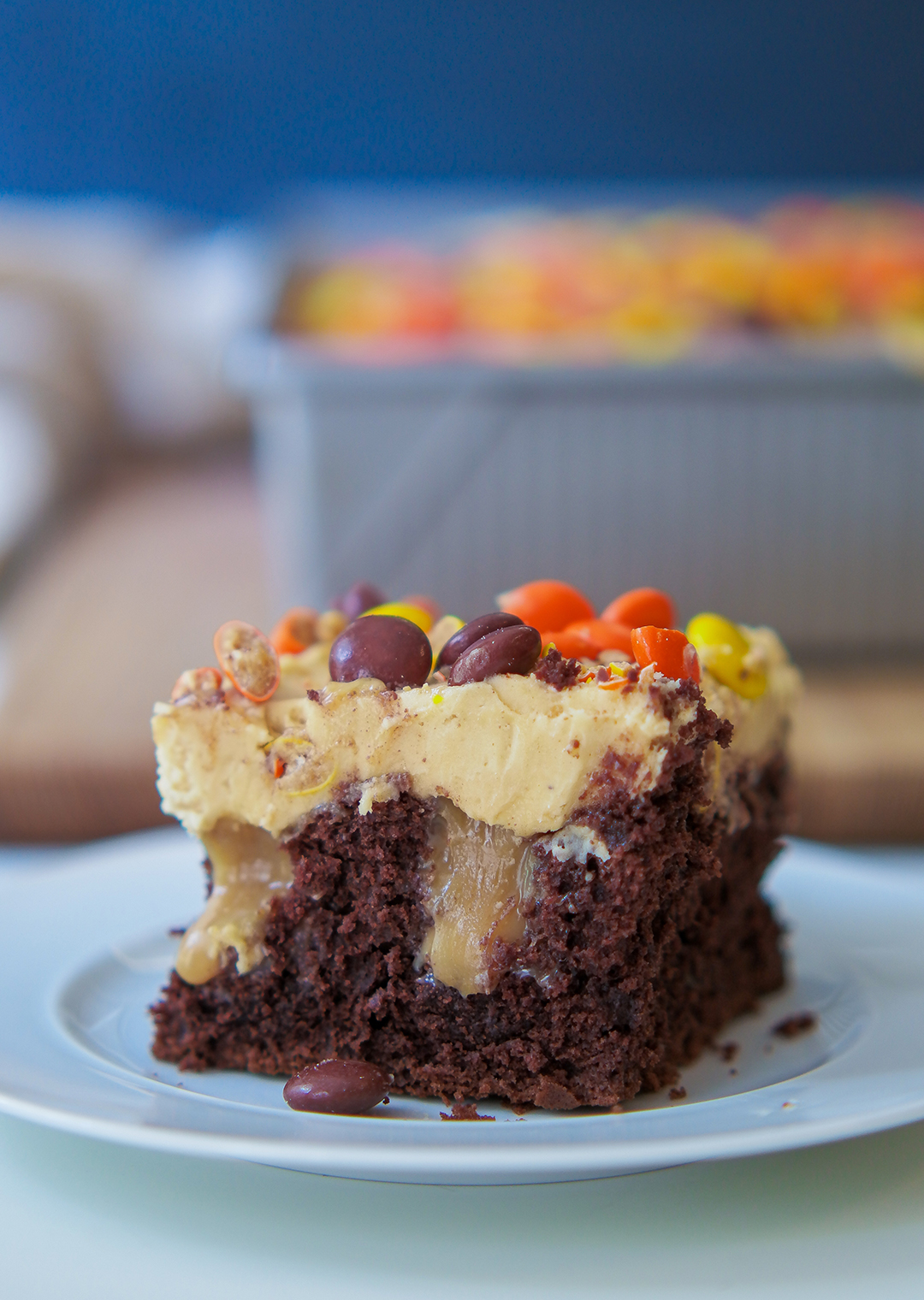 Peanut Butter Poke Cake Candy Jar Chronicles