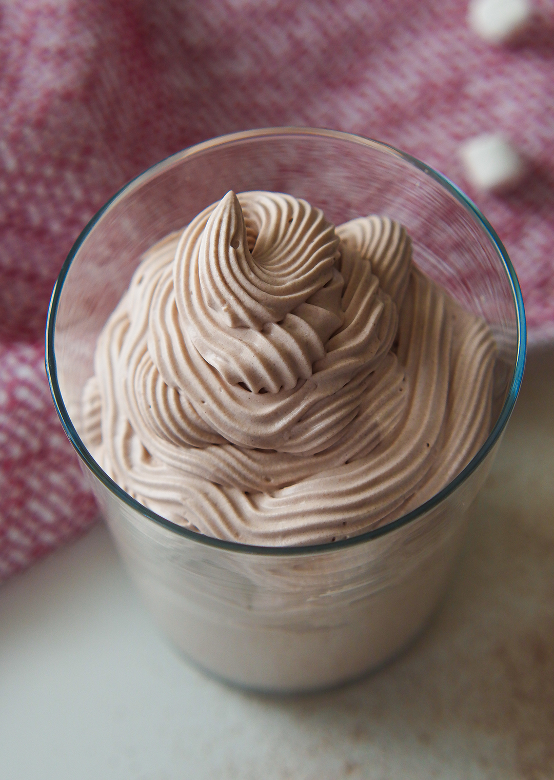 Hot Chocolate Whipped Cream (two ingredients) Candy Jar Chronicles