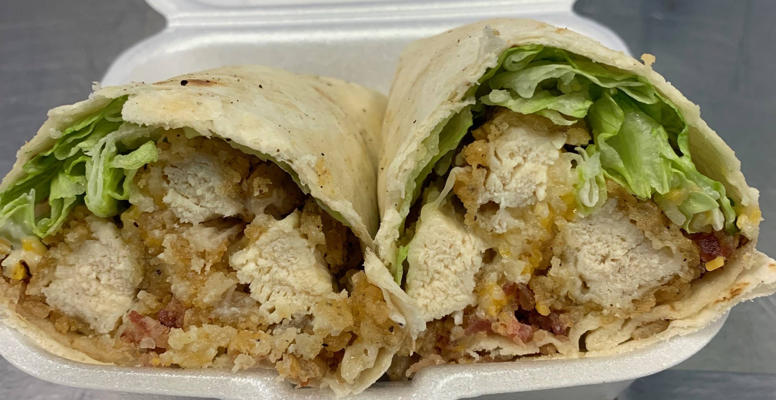 Chicken Tender Wrap Combo Candy Lady Selma