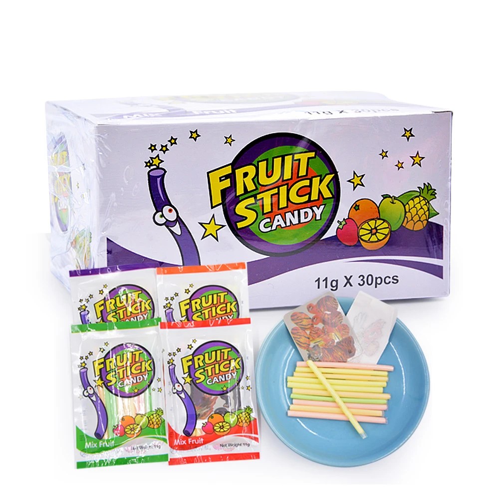 FRUIT STICK CANDY X30UND X11GR Candyland Perú