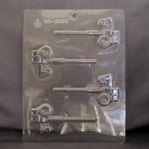 Tractor 21/8" Sucker Chocolate Mold Candyman Corp