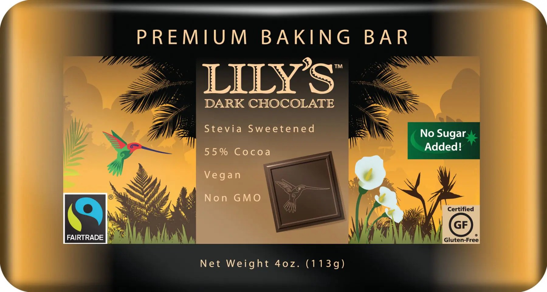 Lily’s Sweets Debuts Dark Chocolate Baking Bar NCA