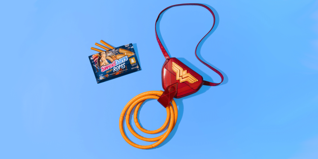 SweeTarts Reveals Dispensers For Wonder Woman Golden Ropes Licorice NCA