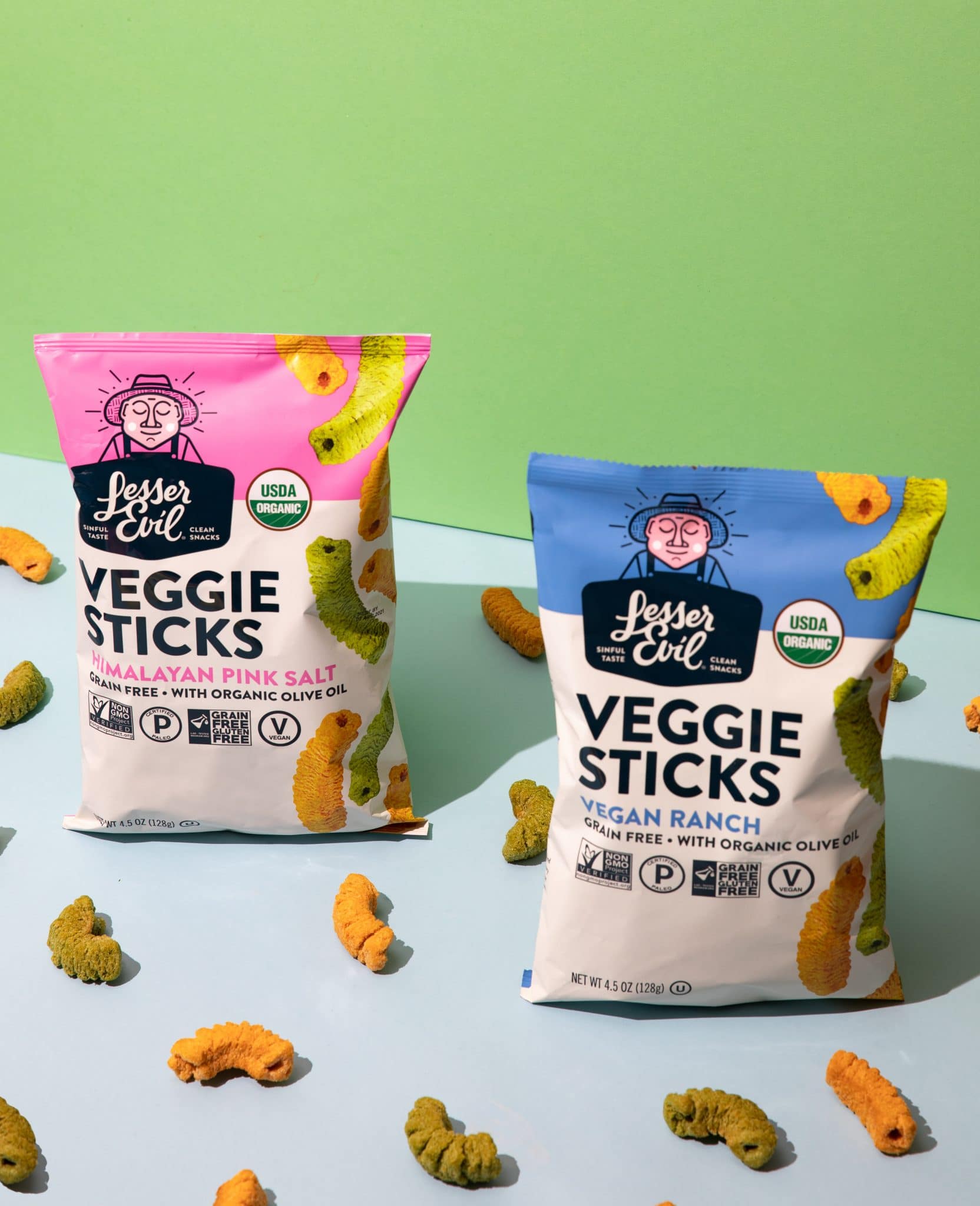 LesserEvil Reveals Grain Free Veggie Sticks NCA