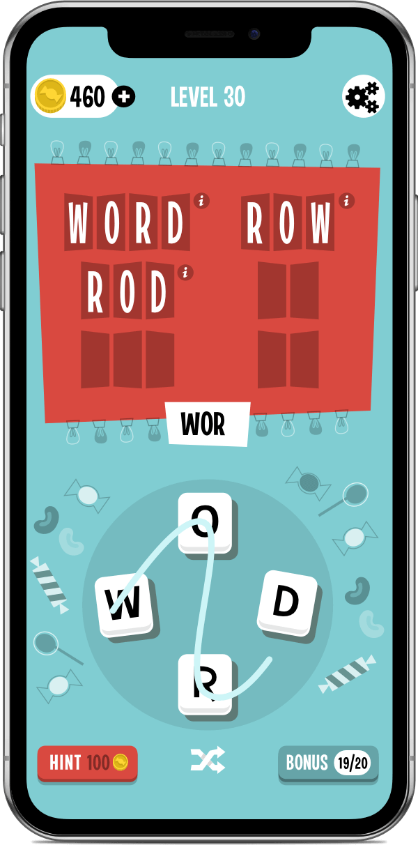 Candy Words! An Intensily Fun Word Game