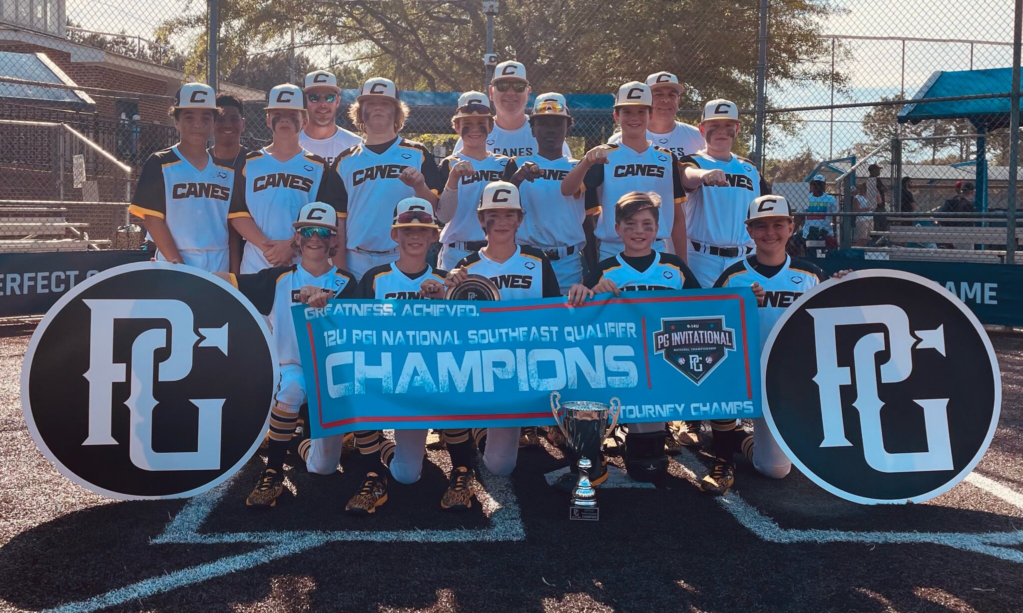 Canes SC 12U Reames went 50 and took the championship in East Cobb