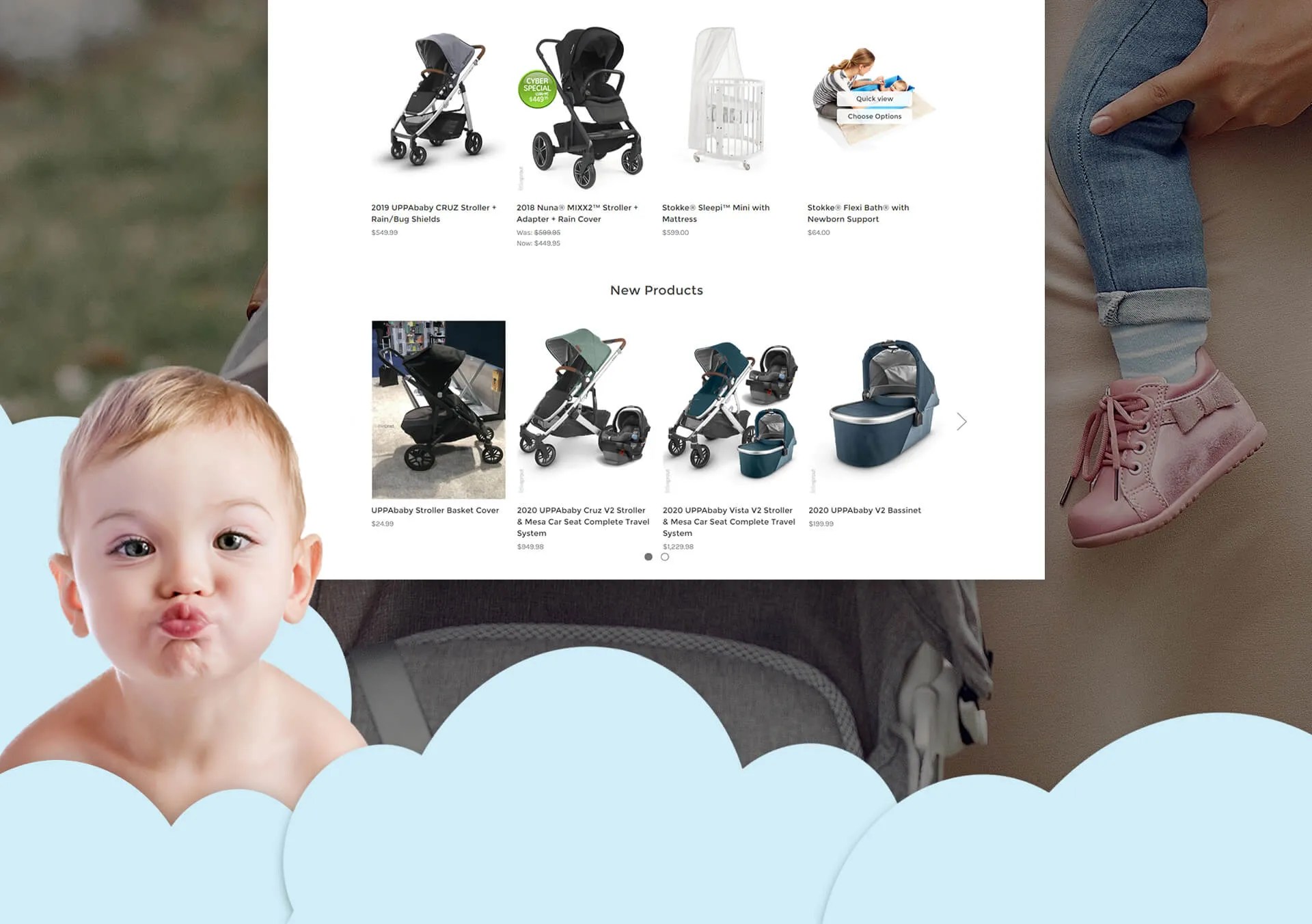 Little Sprout Online Case Study Baby Gear  Design Canesta
