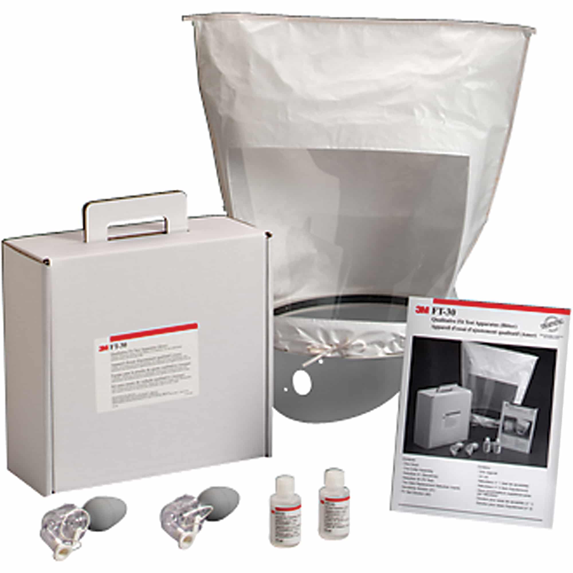 3M FT30 Fit Test Kit with Testing Solution, Qualitative, Bitter