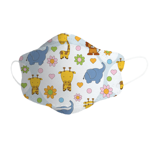 CMF043 Kids KN95 Mask For Age 410 Safari (10pcs/pk) Personal