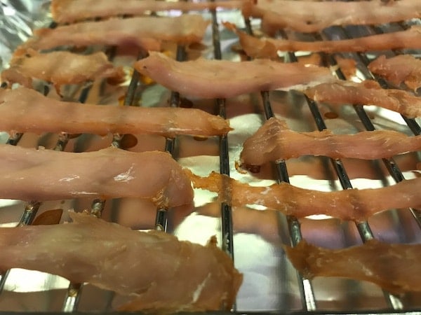 chicken jerky for dogs dehydrator