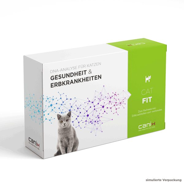 DNATest für Katzen auf Erbkrankheiten & äußere Merkmale Canix