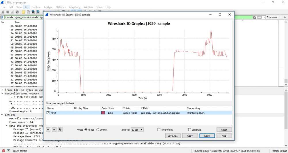 DBC CAN Bus Conversion In WireShark J1939 Example