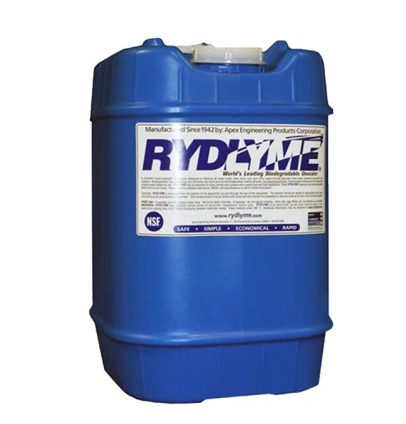 Apex Engineering Products Canada Rydlyme Descaler & Rydall Degreaser