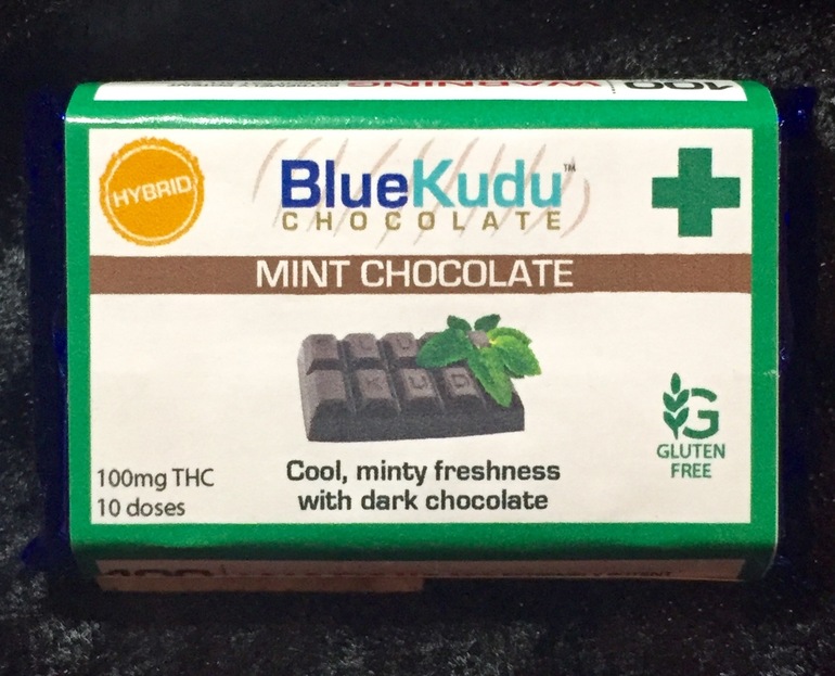 Blue Kudu MInt Chocolate (100mg Hybrid) Edible Herbal Healing