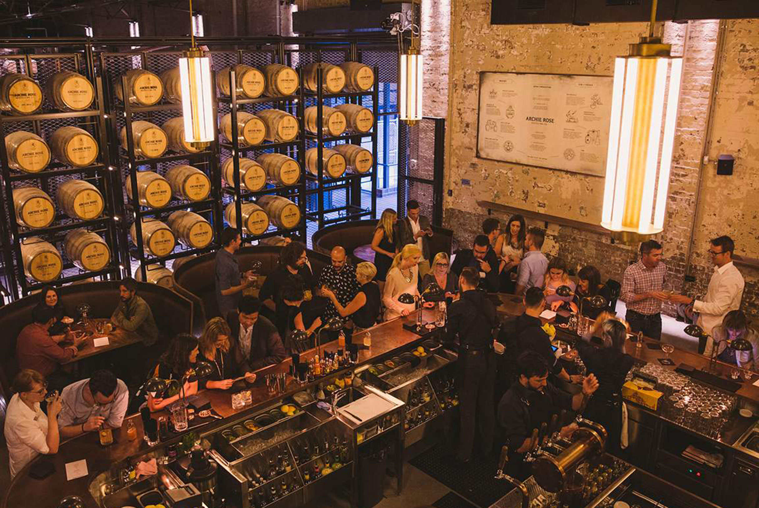 Archie Rose Distilling Co. Wine Bar in The Cannery Rosebery