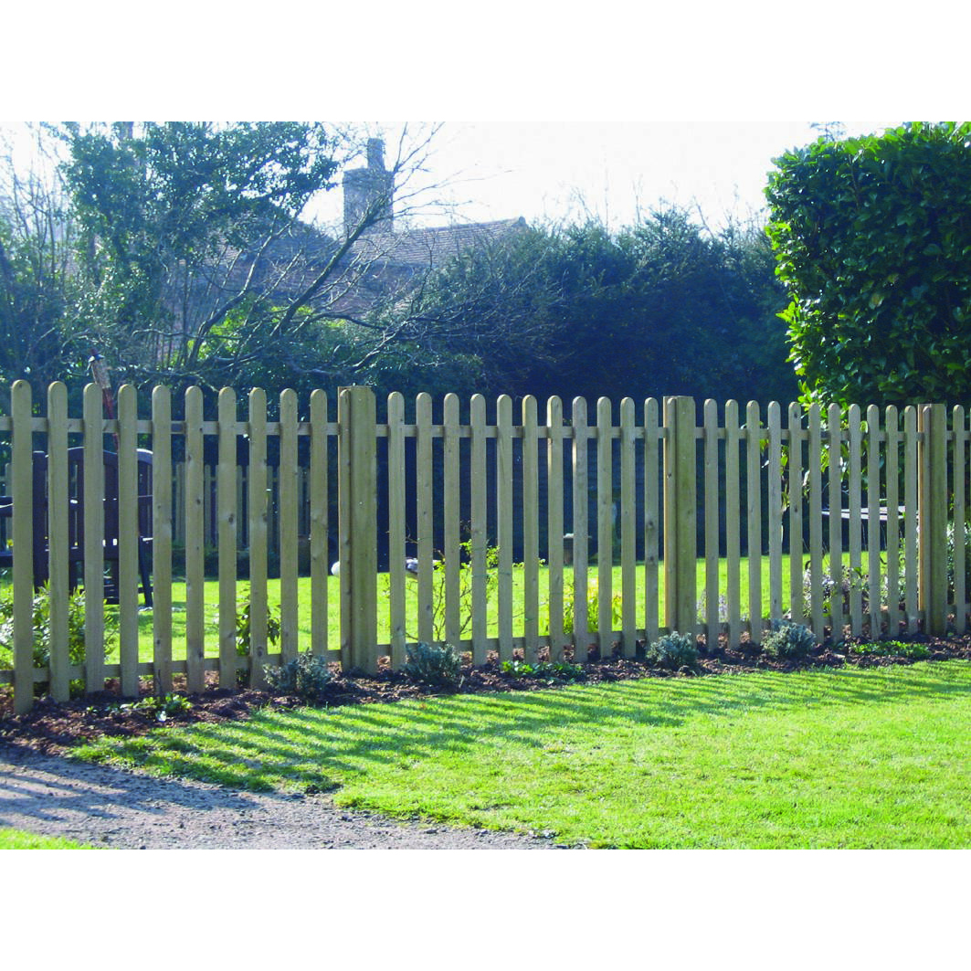 Palisade Rounded Pales Fence Panels Cannock Gates