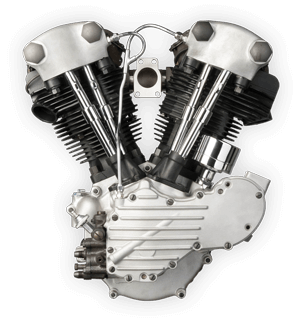 Harley Davidson Knucklehead Engine Motorcycle Art Print Picture From