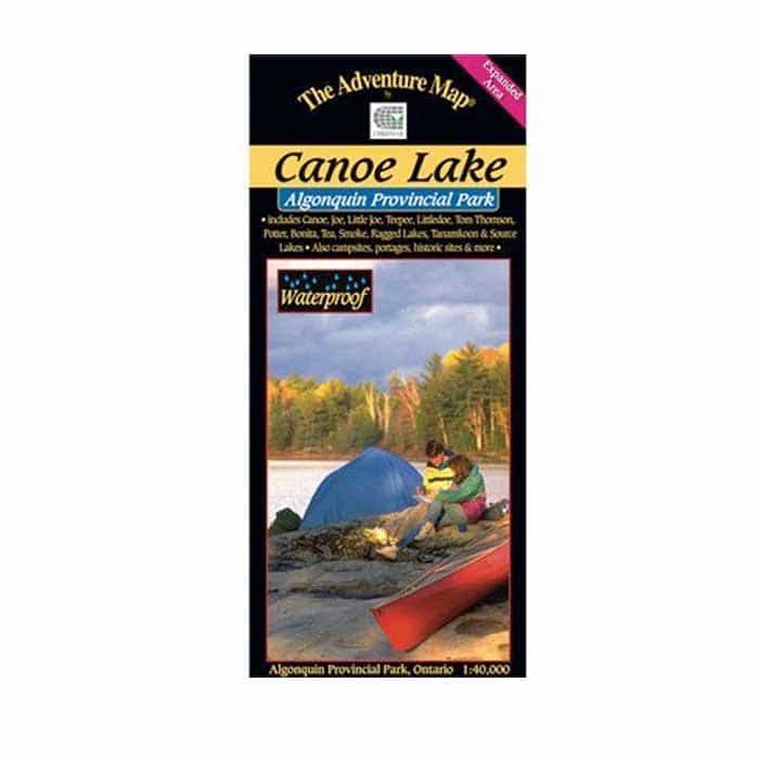 Algonquin Provincial Park 7 Canoe Lake Tom Thomson Lake Map