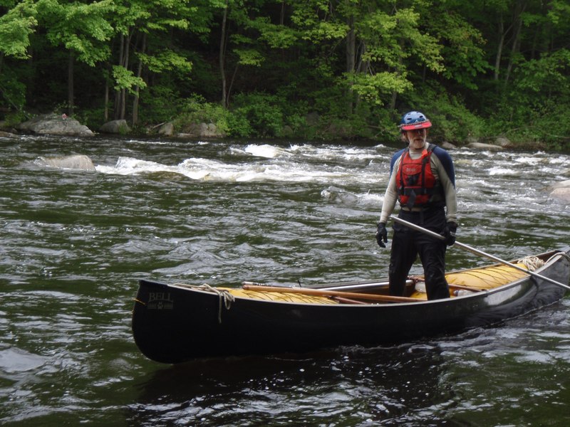 New England Canoe Poling Championships. Farmington River, Unionville