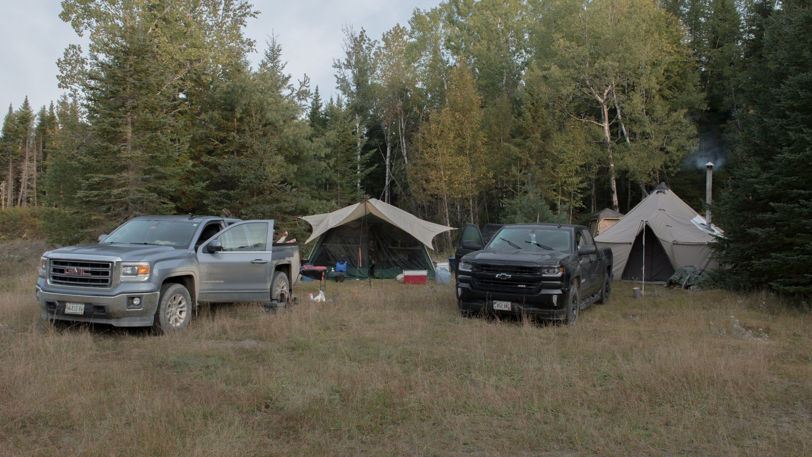 Maine moose hunting camp Canoe the Wild