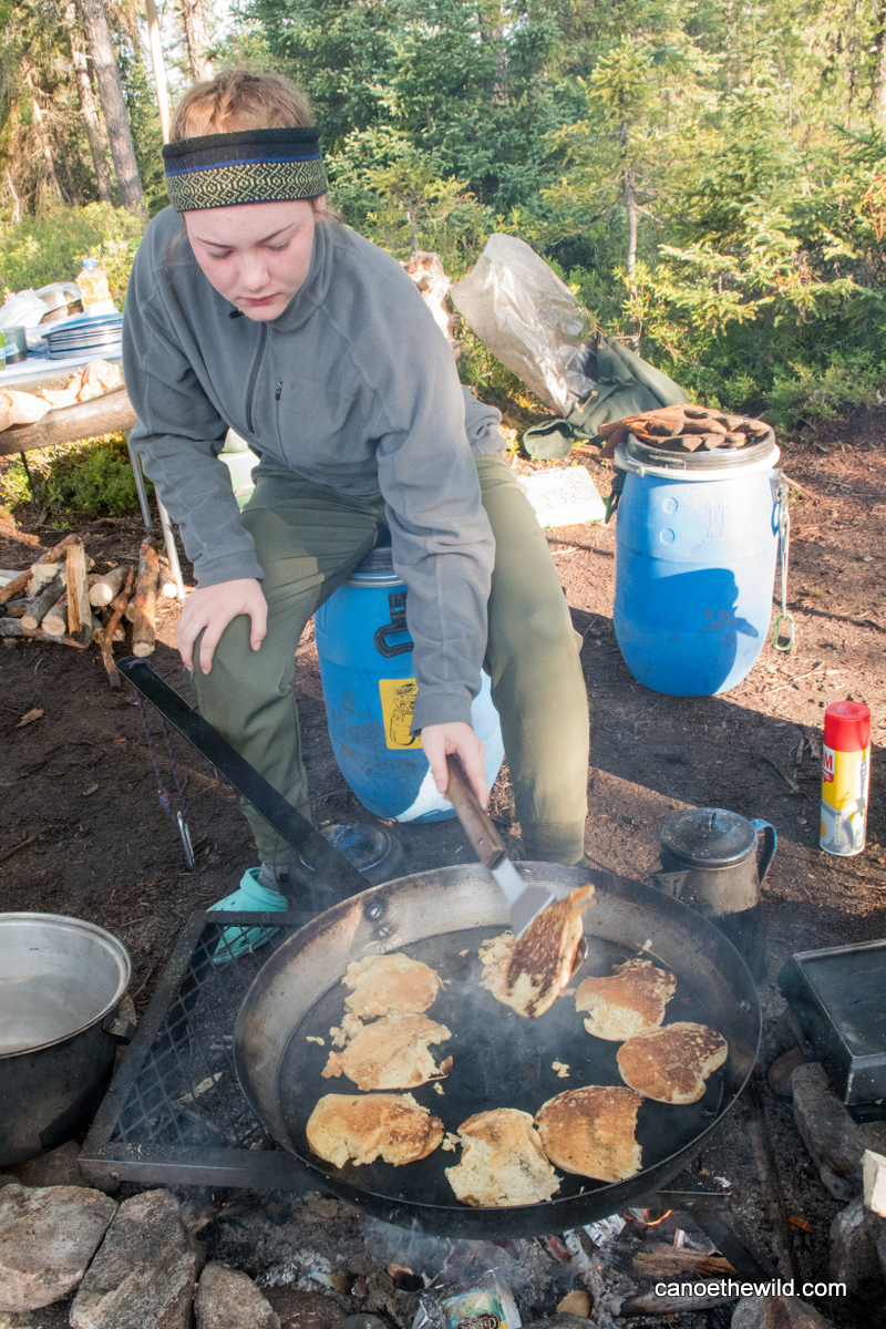Canoe trip meals Canoe the Wild