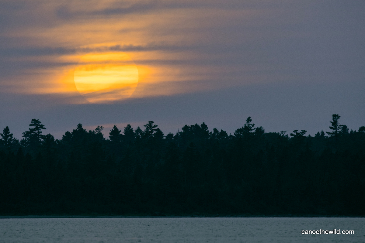 Sunset over Eagle Lake, Allagash Canoe the Wild