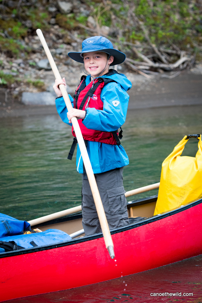 learning to canoe pole Canoe the Wild